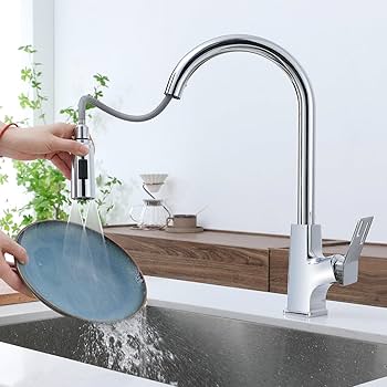 キッチンシンクの蛇口、ソリッド真鍮シングルハンドルキッチン蛇口 Amazon | willstar キッチン用水栓 シングルレバー 単水栓